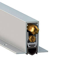 1800 Поріг алюм з гум вставкою з притиском з боку короба 93-83 см