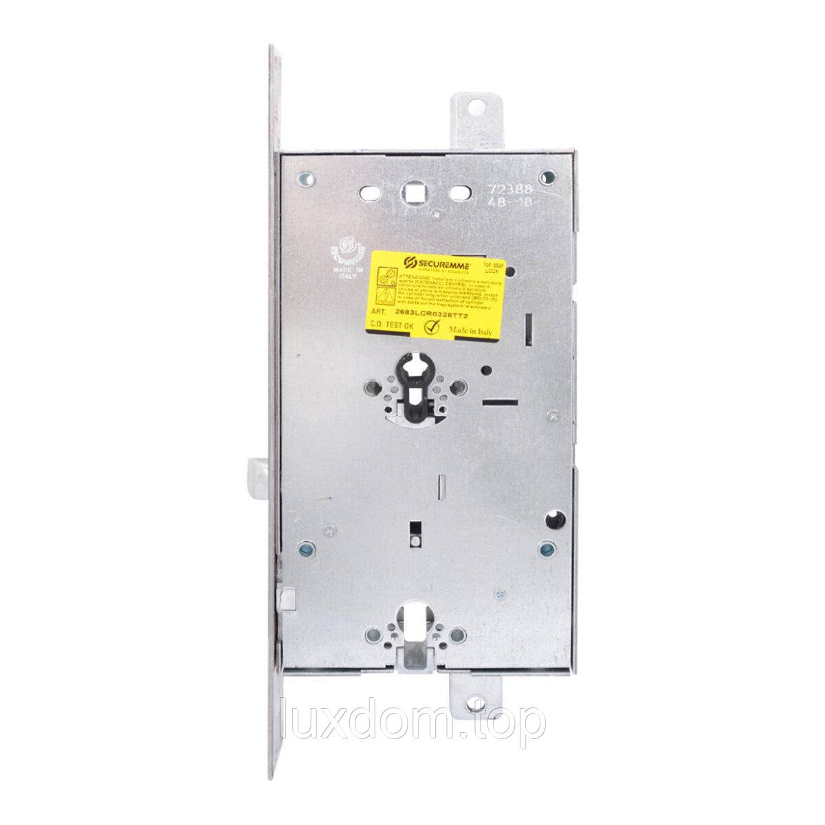 Securemme 2683SCR0328TT2 Механізм замка 5-риг. з засувкою двоциліндровий мц 85мм, редукторний