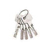 Циліндр Mgserrature 31/41 = 72mm кл/кл латунь 5 ключей, фото 2