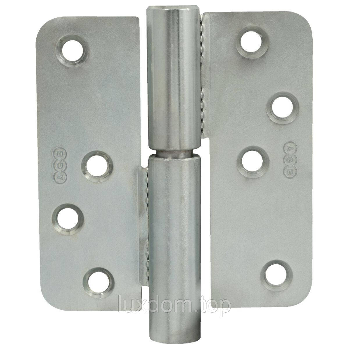 AGB Art. E100831615 завіса накладна регульована права оцинкована R60, фото 1