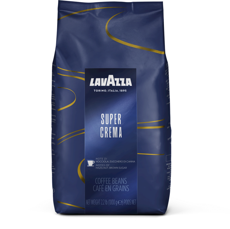 Кава Lavazza Super Crema (кава Лавацца Супер Крему) в зернах 1 кг