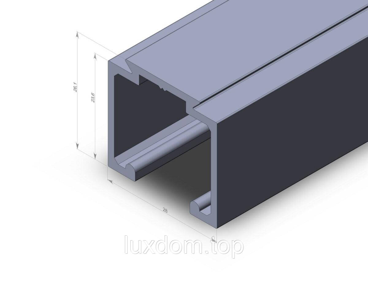 Алюмінієвий профіль 5333 L-1,6м неанодований, фото 1