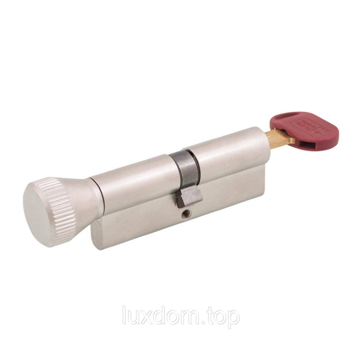 Mottura Art. DPC1F5151 Циліндр 51*51 з пов. мат нікель 1+5кл.