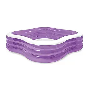 Дитячий надувний басейн Intex 57495 «Сімейний», фіолетовий, 229 х 229 х 56 см