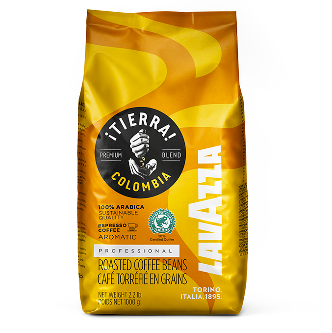 Кава Lavazza Tierra Colombia 100% Арабіка в зернах 1 кг