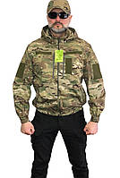 Куртка бомбер мультикам ВСУ рипстоп Тактическая куртка бомбер демисезонная мультикам