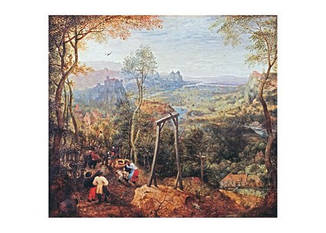Листівка Pieter Bruegel — The Magpie on the Gallows, 1568