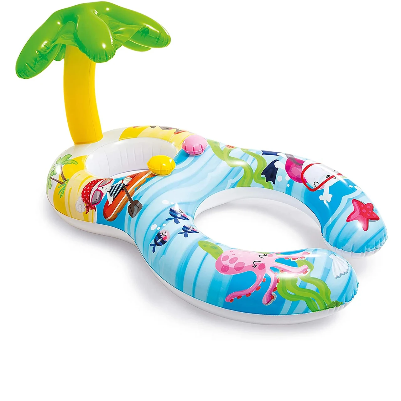 Надувне коло Intex 56590 «Мама та дитина», 117 х 75 см, фото 1