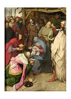 Листівка Pieter Bruegel The Adoration of the Kings, 1564