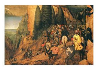 Листівка Pieter Bruegel — Conversion of St. Paul, 1567