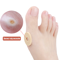 Самоклеючі захисні шайби від мозолів 1 пластина 15шт шайб. Захист від мозолів та натирань (пластирі-шайби), фото 3