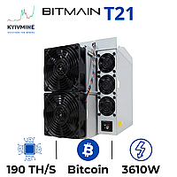 Asic Bitmain T21 мощностью 190 TH/s. майнер цифровой валюты, Bitcoin miner