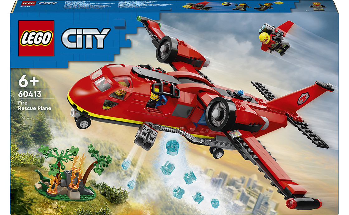 LEGO City Пожежний рятувальний літак 478 деталей (60413)