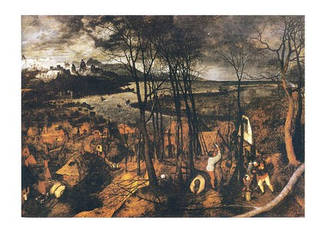 Листівка Pieter Bruegel — The Gloomy Day, 1565