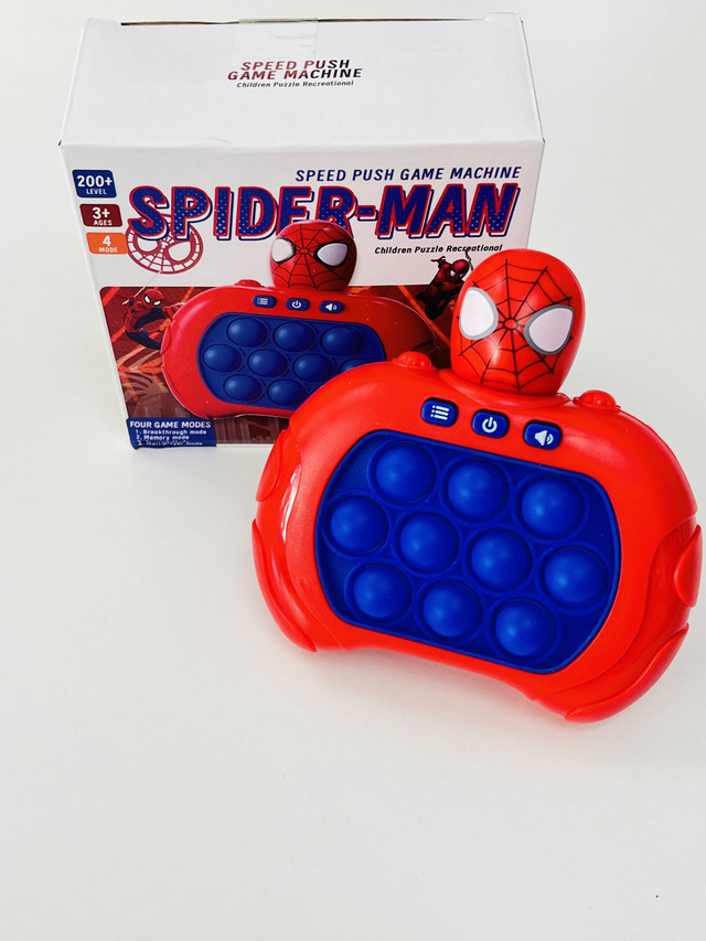 Поп Ит электронная игрушка антистресс Pop it Speed Push Game Machine Spider-Man Людина павук