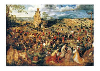 Листівка Pieter Bruegel Christ Carrying the Cross, 1564