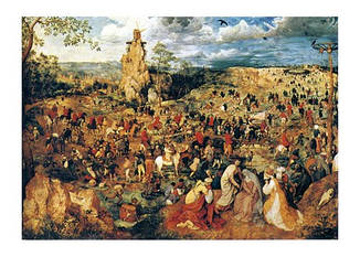 Листівка Pieter Bruegel — Christ Carrying the Cross, 1564