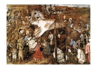 Листівка Pieter Bruegel — The Adoration of the Kings, 1556