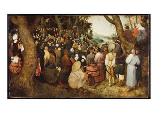 Листівка Pieter Bruegel — The Sermon of St. John the Baptist 1566
