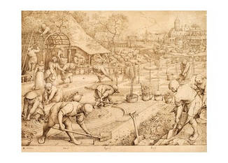 Листівка Pieter Bruegel — Spring, 1565