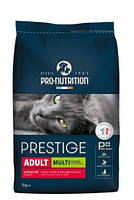 PRESTIGE CAT ADULT MULTI Повнораціонний сухий корм для дорослих котів і кішок з птицею та овочами