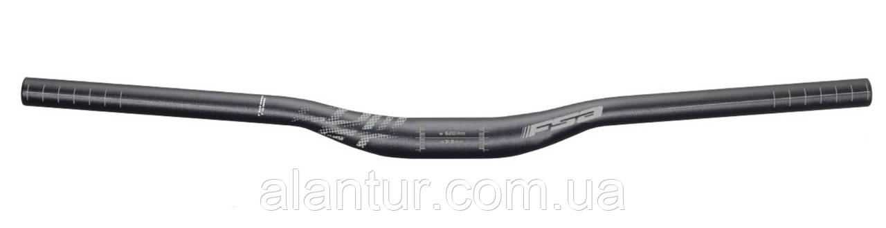 Руль FSA COMET RISER 760мм, алюміній 31,8мм, підйом 15мм, чорний для МТБ