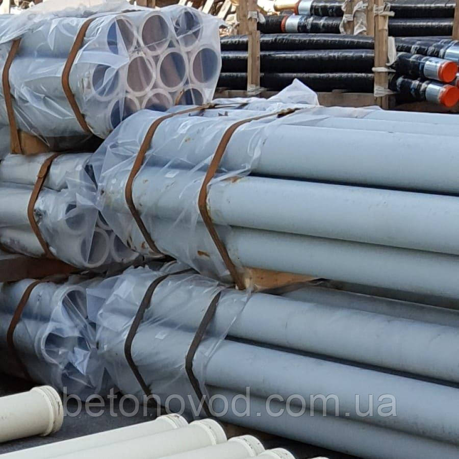 Бетоновод 100 мм, 4 мм, L – 3 м, діаметр по фланцю 127 мм Італія