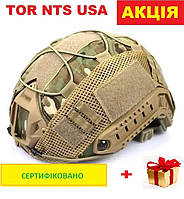 Шлем баллистический каска Fast PE USA 3A с кавером каска NATO 3А койот M L XL