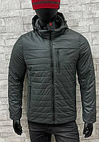 Куртка чоловіча демісезонна на блискавці, розміри L-4XL (3 кв) "PROSTOMEN" недорого від прямого постачальника