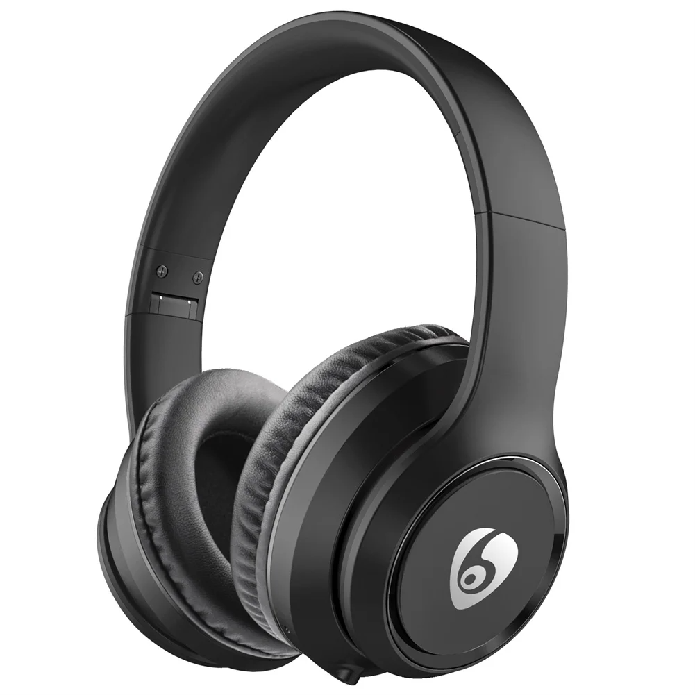 Бездротові Bluetooth-навушники гарнітура гарнітура з шумозаглушенням Ovleng FF91 ANC BT Чорні, фото 1