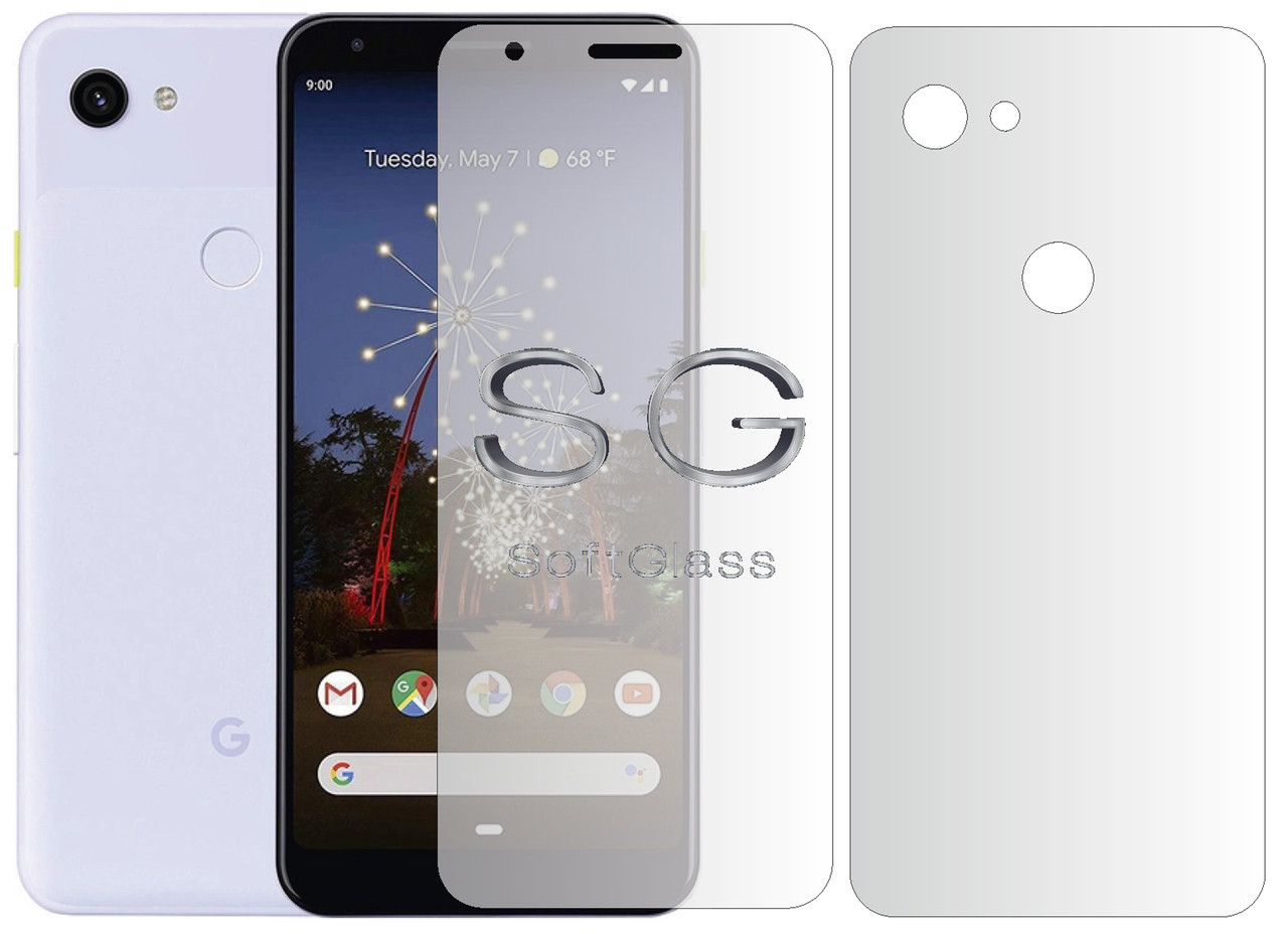 М'яке скло Google pixel 3a Комплект: Передня та Задня панелі поліуретанове SoftGlass