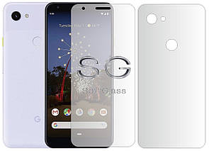 М'яке скло Google pixel 3a Комплект: Передня та Задня панелі поліуретанове SoftGlass