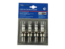 Свічка запалювання АвтоВАЗ 2108, 2109, 21099, 2110-2115 (8 кл) інжектор (А17ДВРМ 1,0) (к-кт 4 шт)