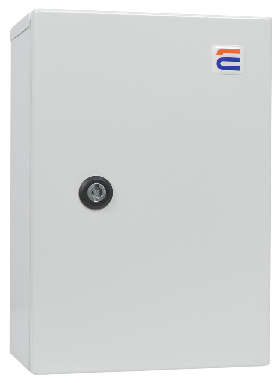 Корпус з монтажною панеллю металевий навісний 30*20*15, IP54, серії UBox