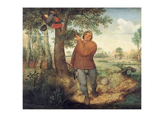 Листівка Pieter Bruegel — The Peasant and the Nest Robber, 1568