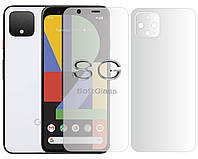 Мягкое стекло Google pixel 4 Комплект: Передняя и Задняя панель полиуретановое SoftGlass