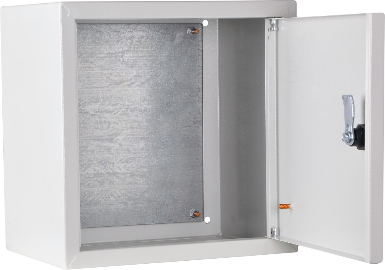 Корпус з монтажною панеллю металевий Light 30*30*20, IP31, серії UBox