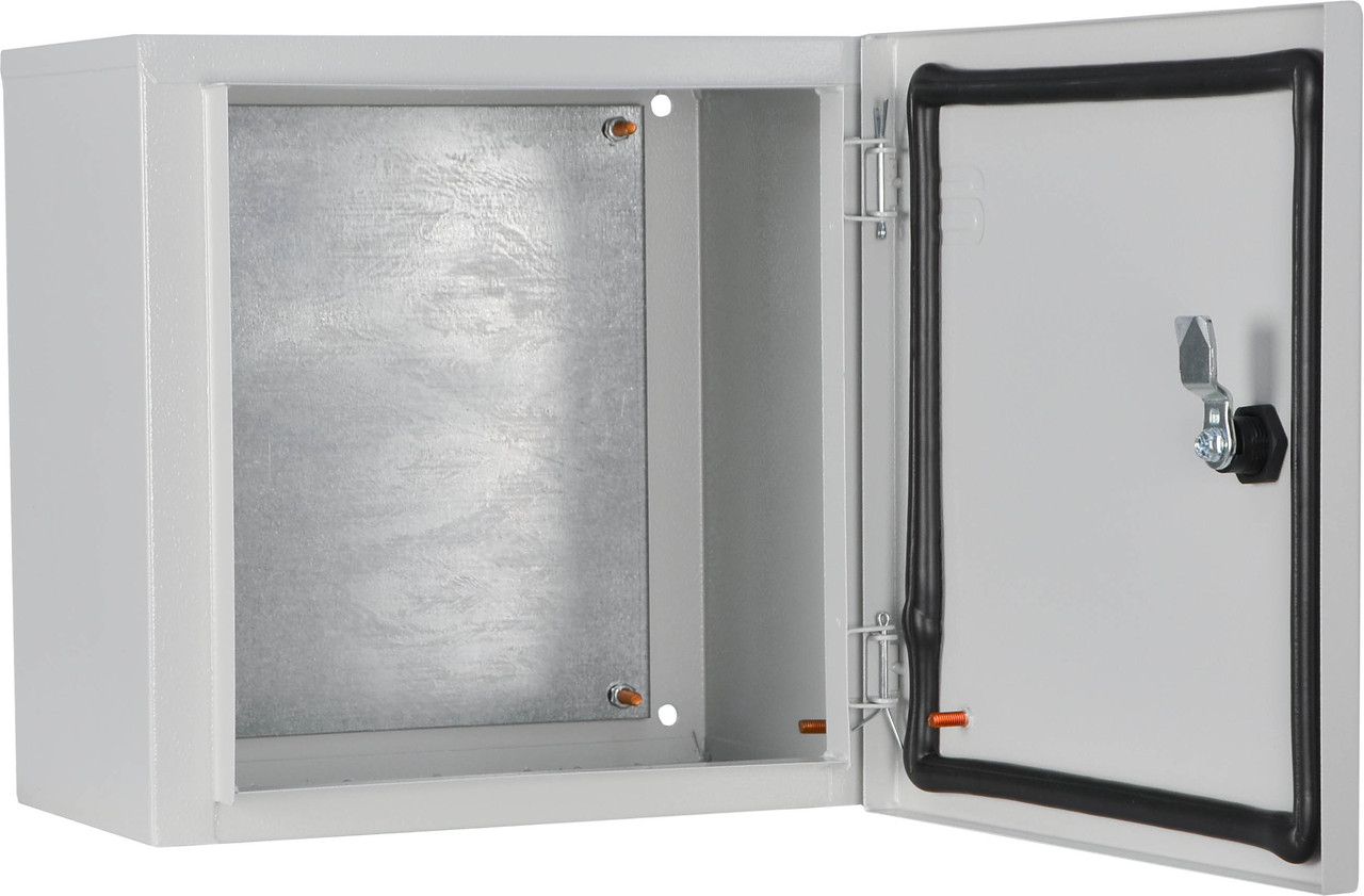 Корпус з монтажною панеллю металевий Light 30*30*20, IP54, серії UBox