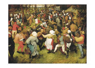 Листівка Pieter Bruegel — The Wedding Dance, 1566