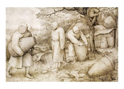 Листівка Pieter Bruegel — The Beekeepers and the Birdnester, c. 1568