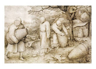 Листівка Pieter Bruegel — The Beekeepers and the Birdnester, c. 1568