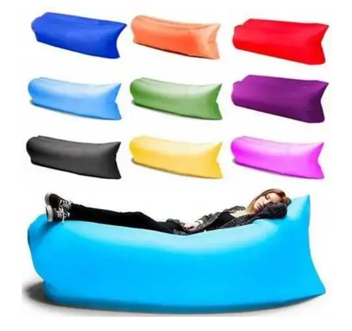 Ламзак надувной диван гамак матрас лежак для отдыха, пляжа, природы 190 x 70 - фото 1 - id-p2143800606