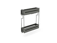 Карго 150/2 антрацит Quadra Jolly pull out Hettich Q-352NMH Siderplast