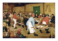 Листівка Pieter Bruegel The Peasant Wedding, 1566-1569