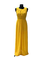 Жіноча сукня, довга, вечірня, жовтого кольору, від українського бренду Sweet Woman
