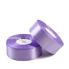 Стрічка атласна 25 мм, 33 м, бузкова