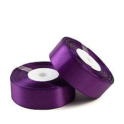 Стрічка атласна 25 мм, 33 м, фіолетовий