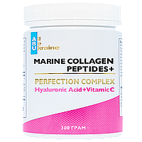 Пептиди морського колагену з вітаміном С (Marine Collagen Peptides+) All Be Ukraine 5000 мг (300 г/42 порції)