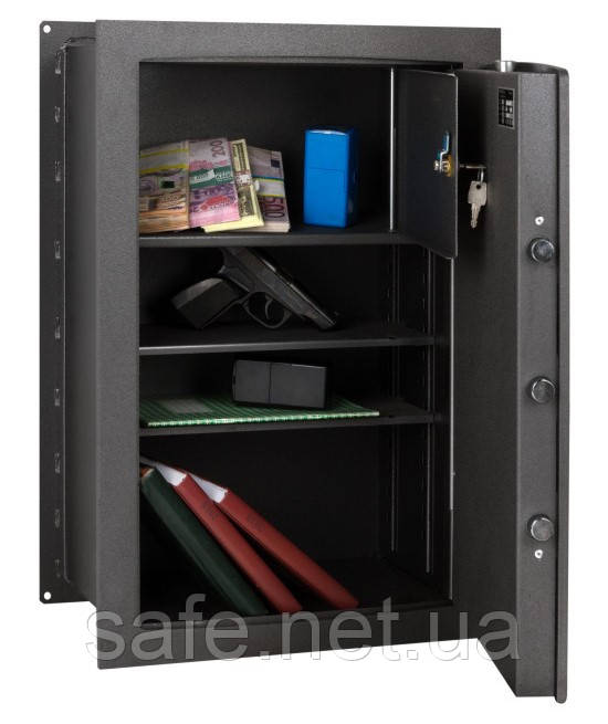 Сейф вбудований в стіну Safetronics STR 61MEs (ВхШхГ:704x504x270), сейф в стіну, сейф що вбудовується в стіну