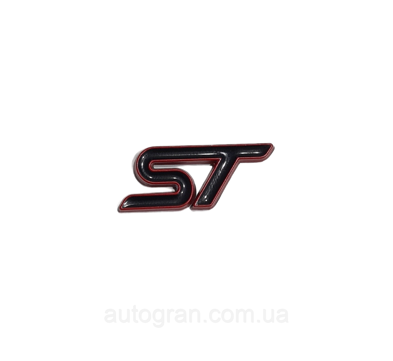 Емблема на кермо та для декору салону Ford ST чорна, фото 1
